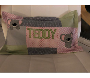 Stickserie - Skinny Alpha Satin Schriftart